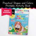 Load image into Gallery viewer, Preschool Shapes and Colors Printable Activity Book