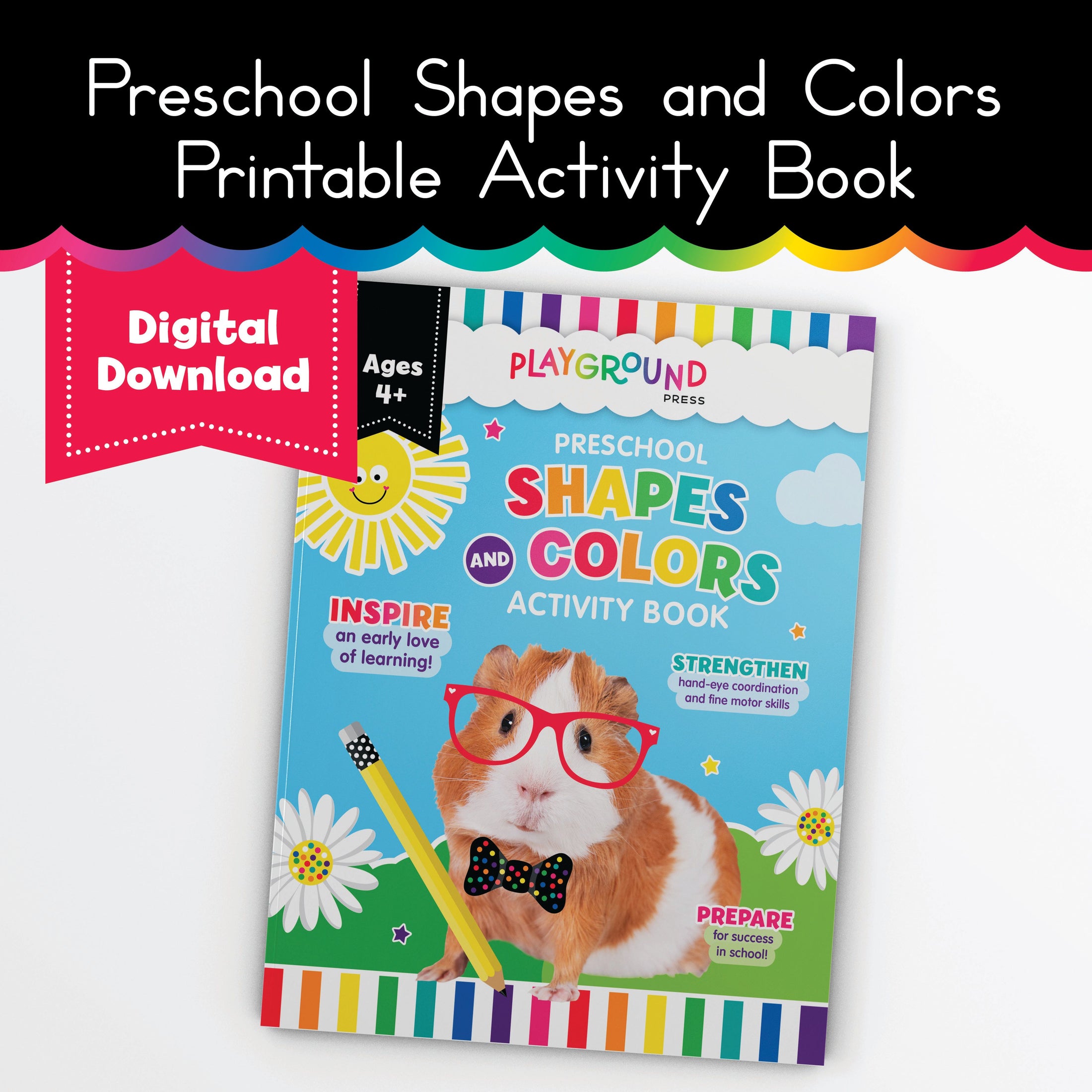 Preschool Shapes and Colors Printable Activity Book