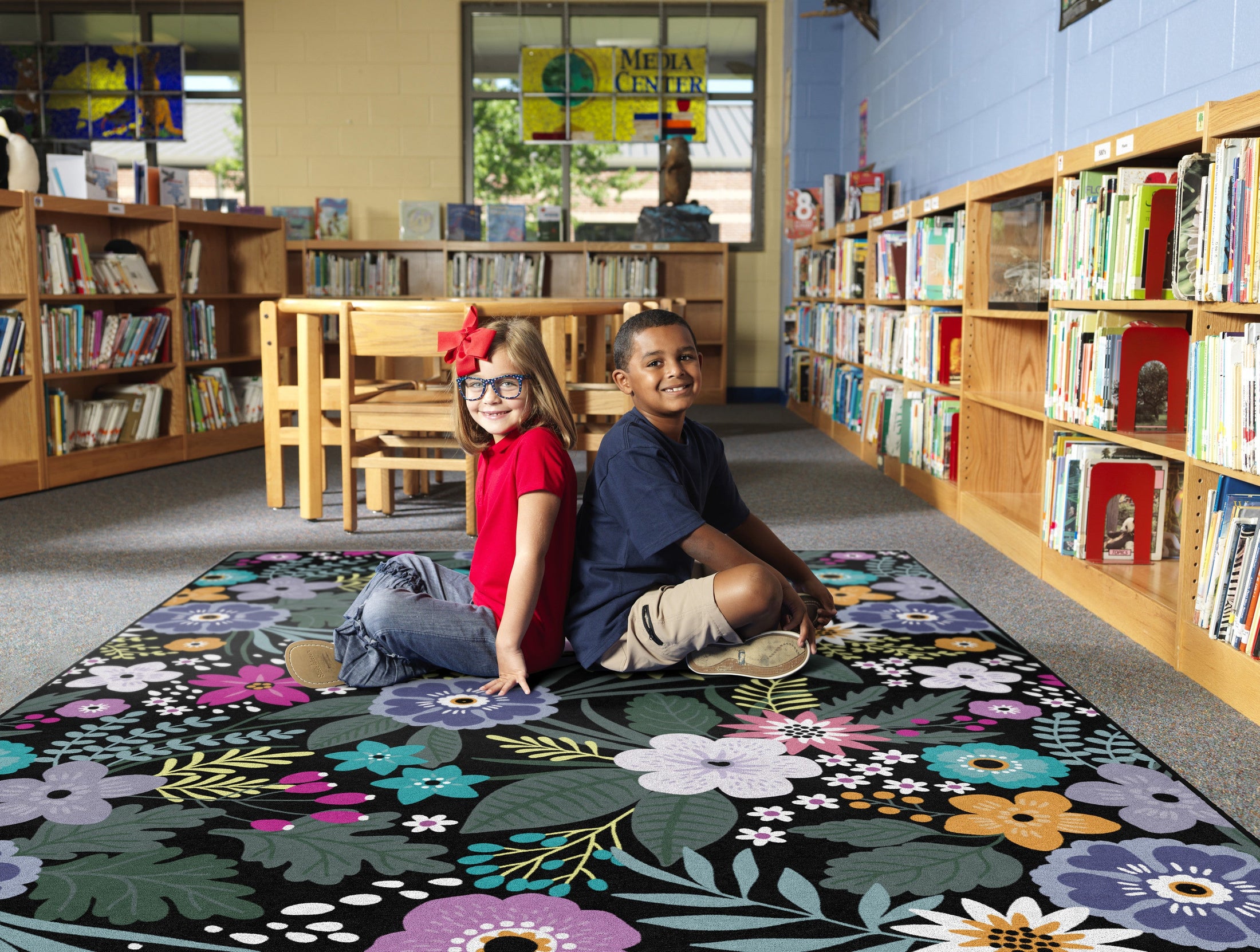 Wildflower Classroom Rug by Schoolgirl Style