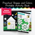 Load image into Gallery viewer, Preschool Shapes and Colors Printable Activity Book