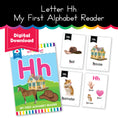 Load image into Gallery viewer, my first alphabet reader letter Hh