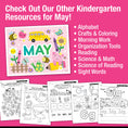 Load image into Gallery viewer, Printable Kindergarten May Daily Morning Work