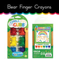 Load image into Gallery viewer, Bear Finger Crayons