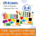 Load image into Gallery viewer, Lift & Learn Colors & Shapes Puzzle