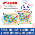 Load image into Gallery viewer, Lift & Learn USA Map Puzzle