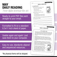Load image into Gallery viewer, Printable Second Grade May Daily Reading