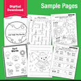 Load image into Gallery viewer, Printable First Grade April Homeschool Curriculum Bundle
