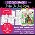 Load image into Gallery viewer, Printable Bridge To Third Grade Digital Summer Workbook