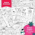 Load image into Gallery viewer, Printable Kindergarten January Homeschool Curriculum Bundle
