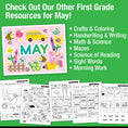 Load image into Gallery viewer, Printable First Grade May Daily Reading