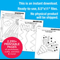 Load image into Gallery viewer, Printable Preschool Full Year Homeschool Curriculum Bundle