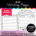 Load image into Gallery viewer, Printable May Writing Pages