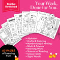 Load image into Gallery viewer, Printable Kindergarten October Week 4 Resources
