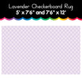Load image into Gallery viewer, Lavender Checkerboard Rug