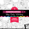 Load image into Gallery viewer, Printable Kindergarten May Daily Writing