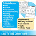 Load image into Gallery viewer, Printable Bridge To Kindergarten Digital Summer Workbook