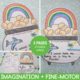 Load image into Gallery viewer, Printable March If I Found A Pot Of Gold Craftivity
