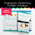 Load image into Gallery viewer, Kindergarten Handwriting Printable Workbook