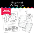 Load image into Gallery viewer, Gingerbread Writing Center Pages