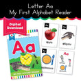 Load image into Gallery viewer, Letter Aa alphabet reader
