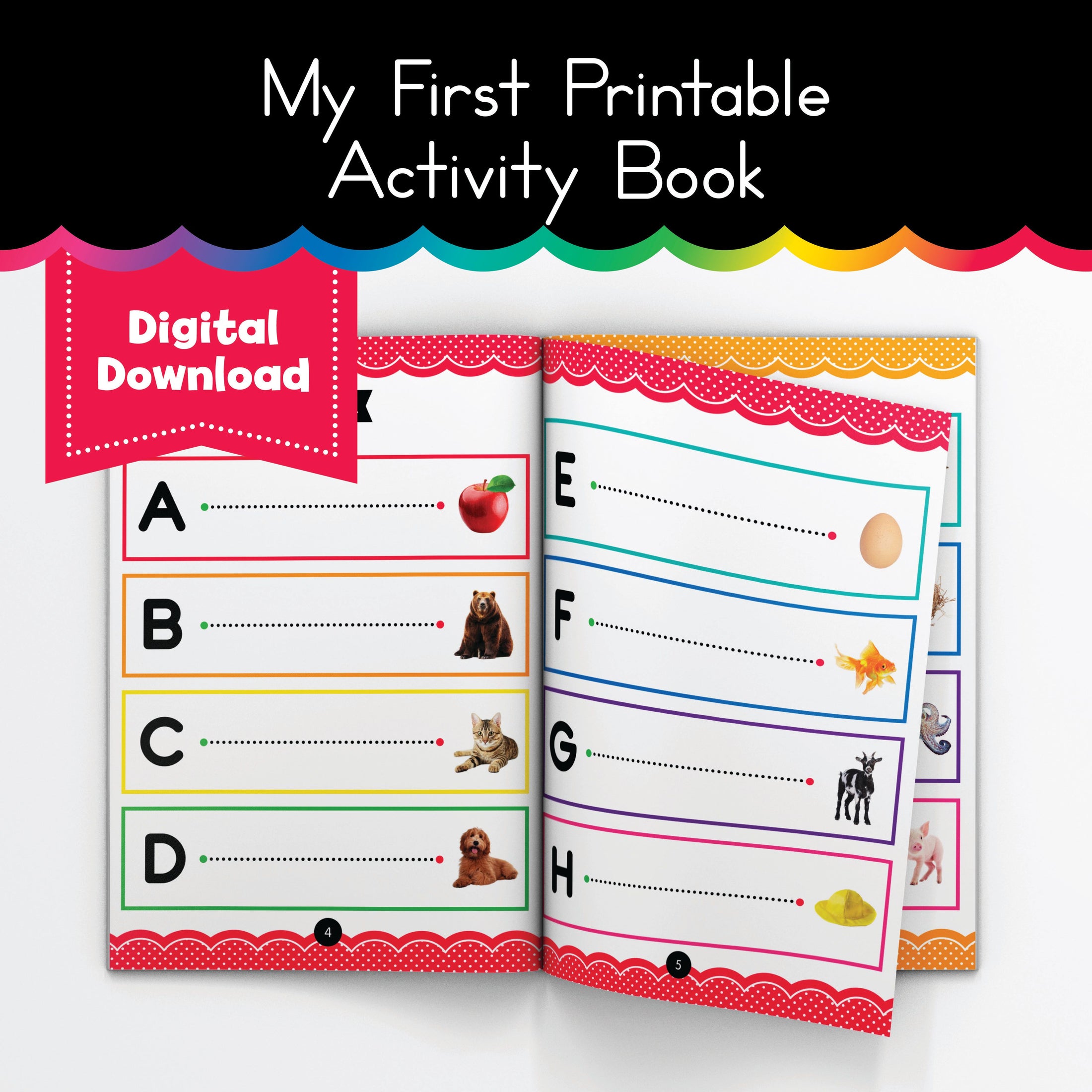 My First Printable Activity Book