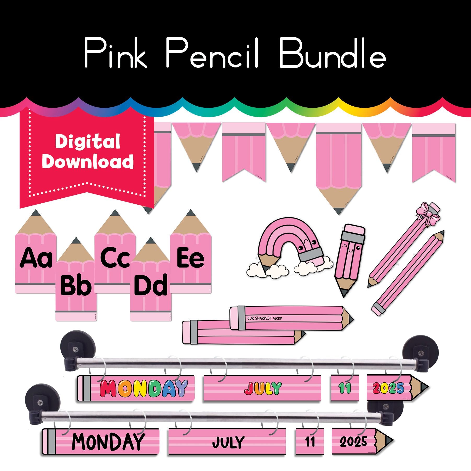 Pink Pencil Bundle