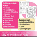 Load image into Gallery viewer, Printable Kindergarten April Homeschool Curriculum Bundle