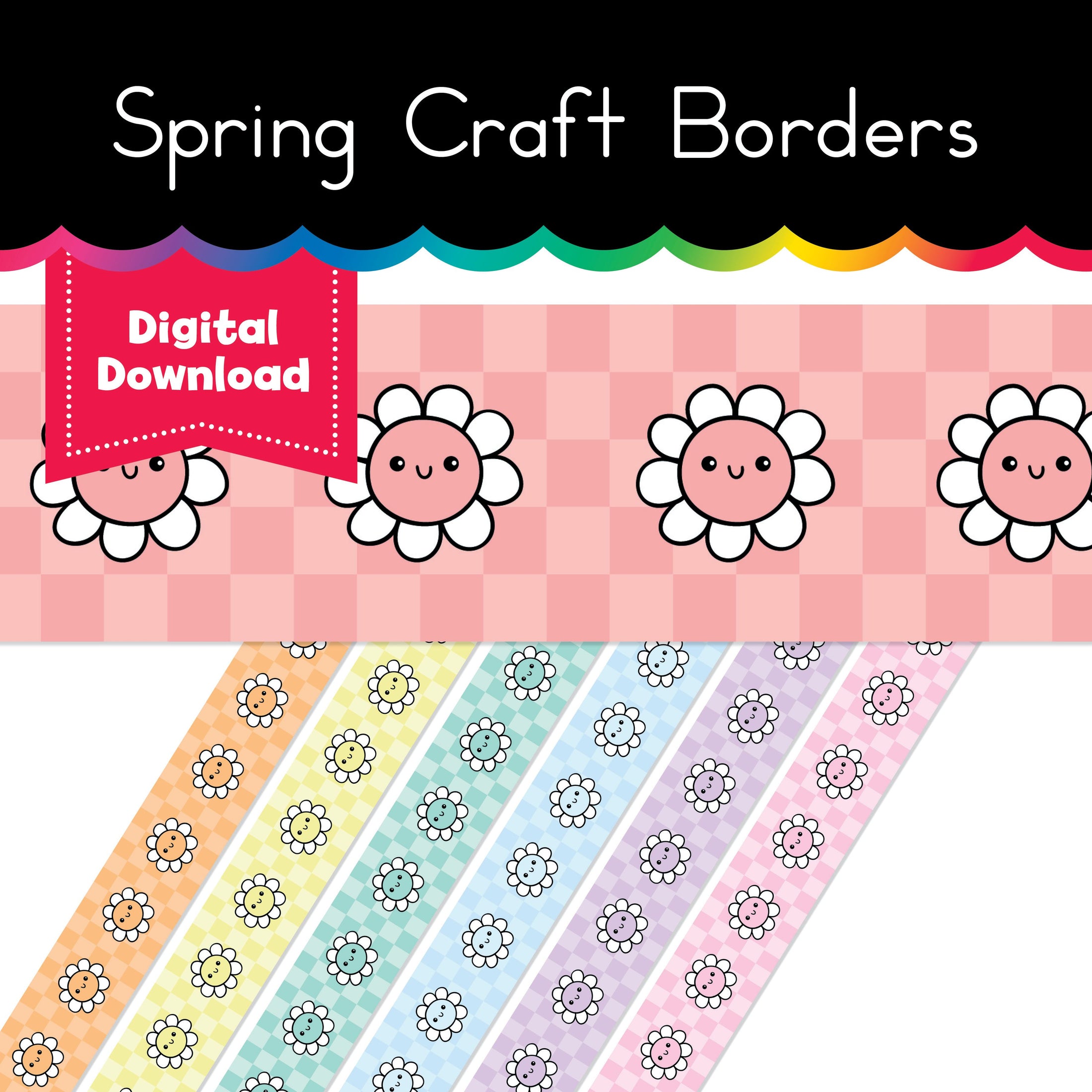 Spring Craft Borders