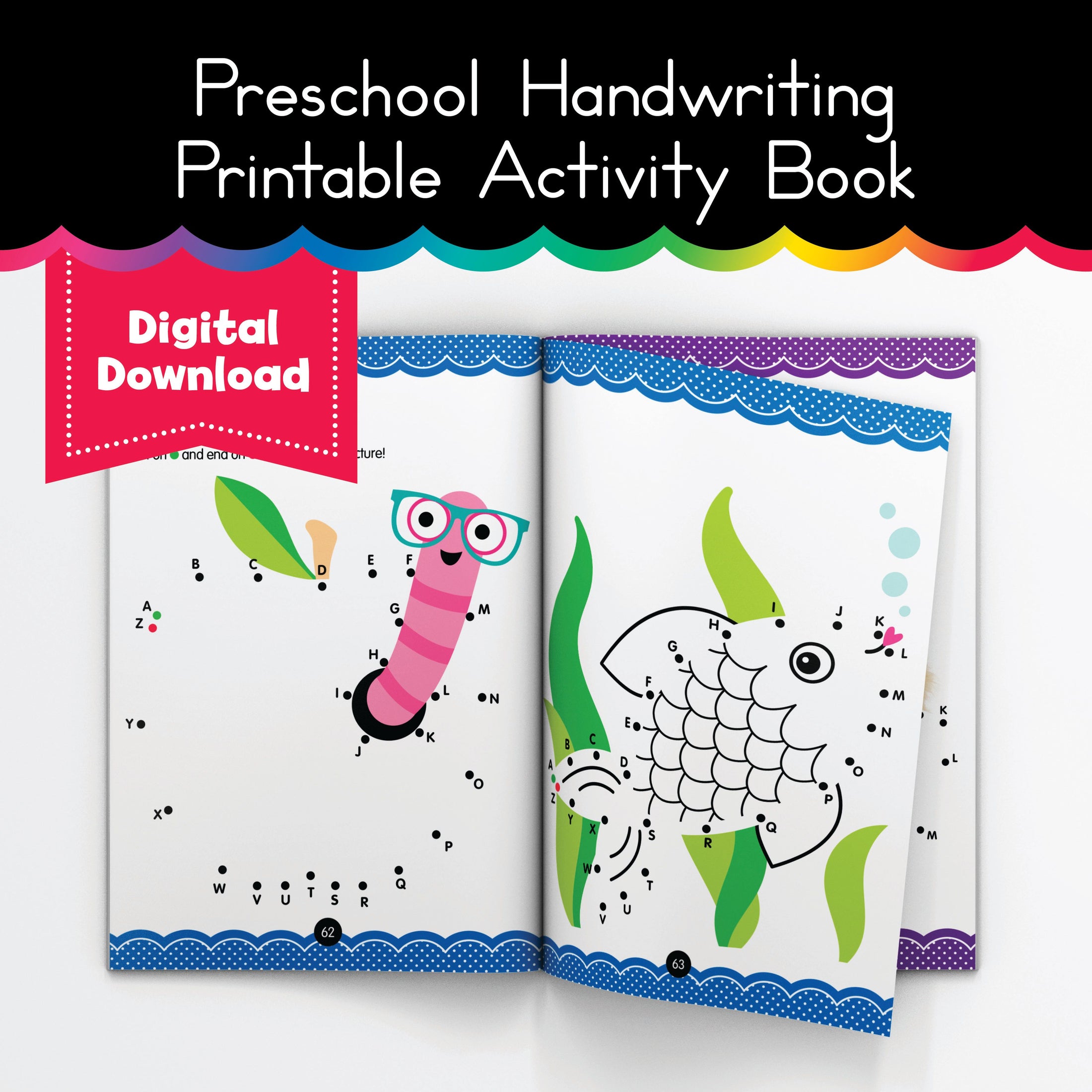 Preschool Handwriting Printable Activity Book