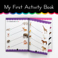 Load image into Gallery viewer, My First Activity Book - Ages 3+