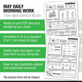 Load image into Gallery viewer, Printable First Grade May Daily Morning Work