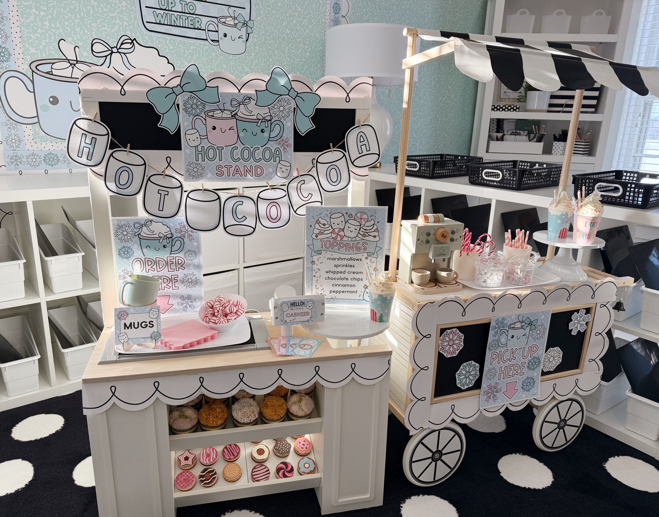 Hot Cocoa Stand Dramatic Play