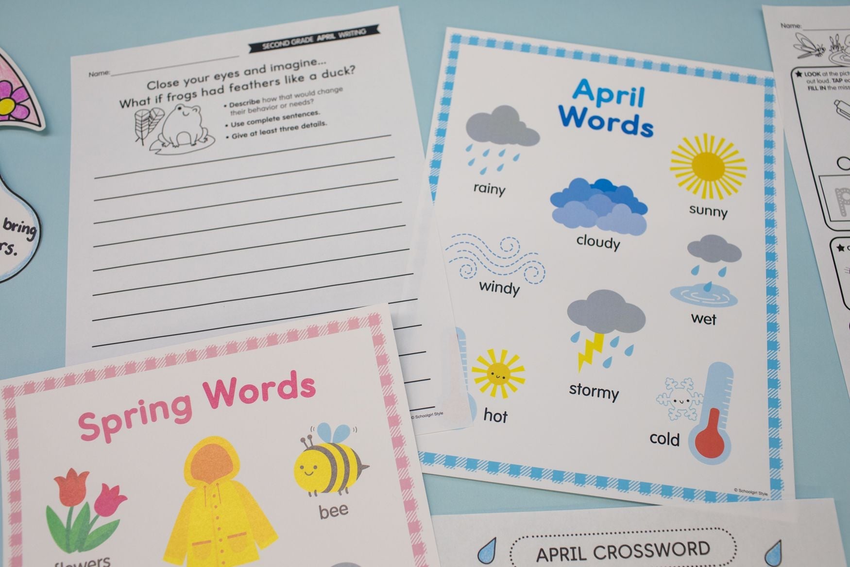 April Homeschool Curriculum and Activities
