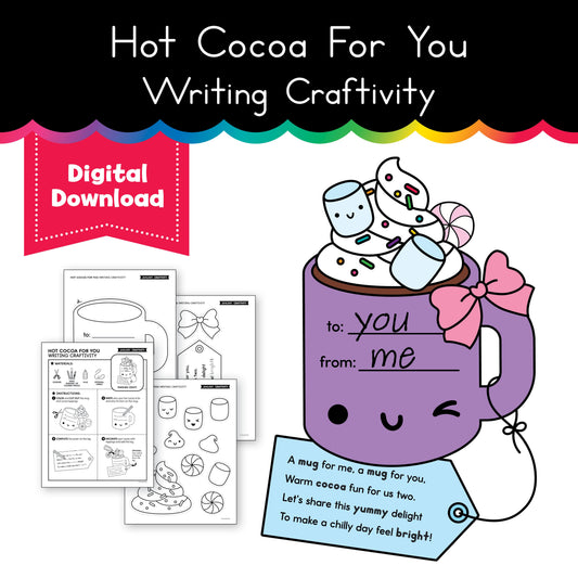 Printable January Hot Cocoa For You Craftivity
