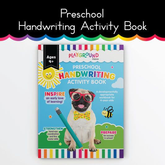 Preschool Handwriting Activity Book