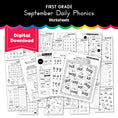 Load image into Gallery viewer, First Grade September Daily Phonics
