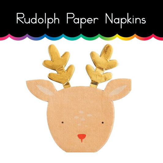 Rudolph Paper Napkins