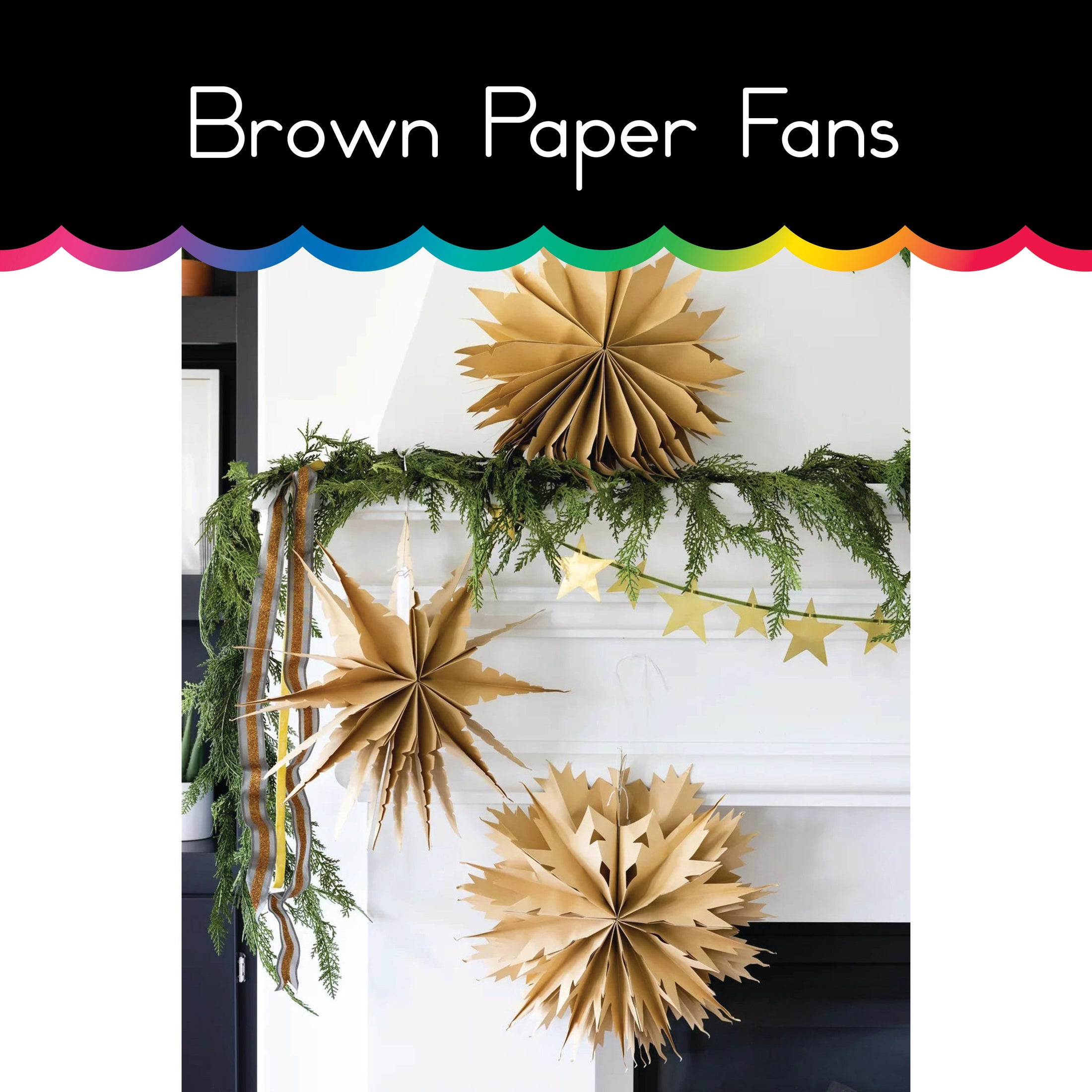 Brown Paper Fans