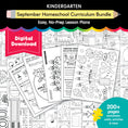 Load image into Gallery viewer, Kindergarten September Homeschool Curriculum Bundle
