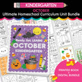 Load image into Gallery viewer, Ultimate Kindergarten October Homeschool Curriculum Unit Bundle

