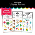 Load image into Gallery viewer, September Words Poster
