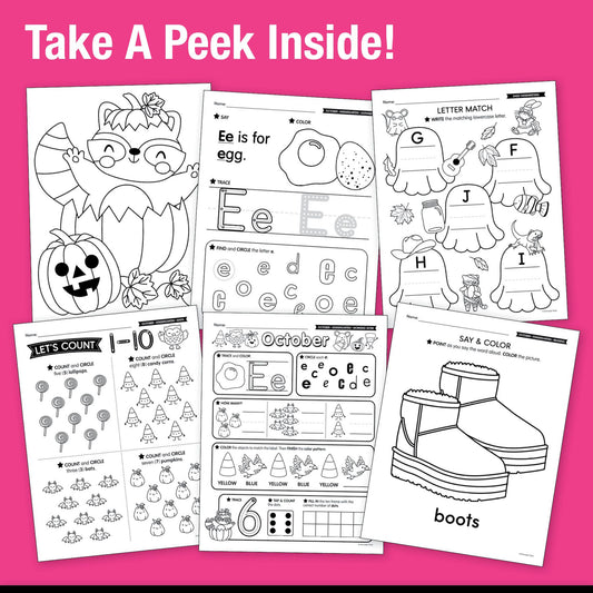 The Big Book of October Learning Kindergarten