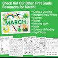 Load image into Gallery viewer, Printable First Grade March Daily Reading
