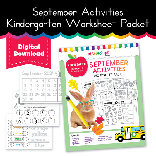 September Kindergarten Packet