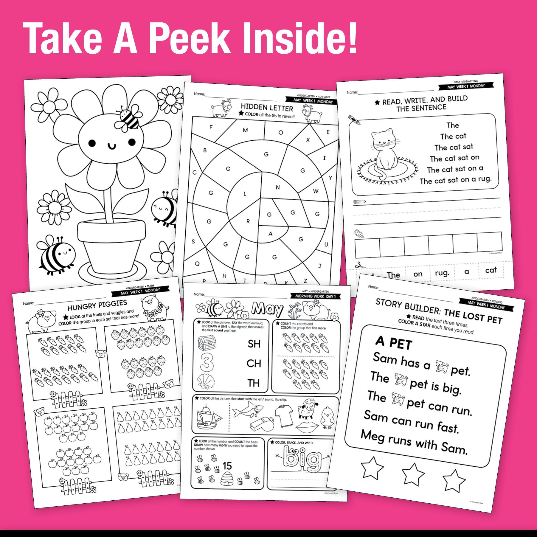 Ultimate Kindergarten May Homeschool Curriculum Bundle