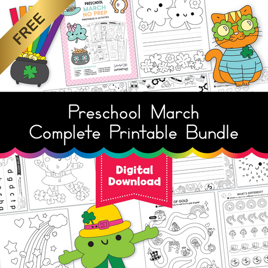 Preschool and Kindergarten Spring Activities Bundle