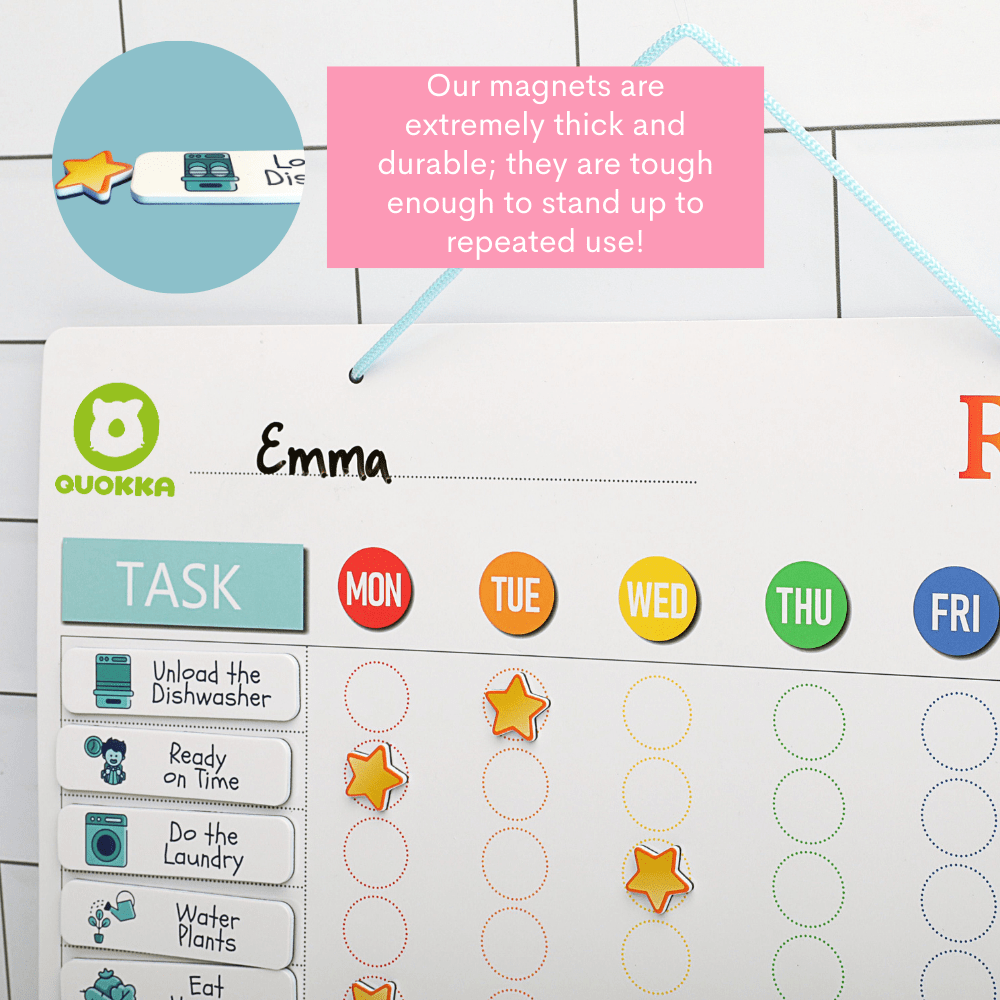 Magnetic Reward Task Chart for Kids