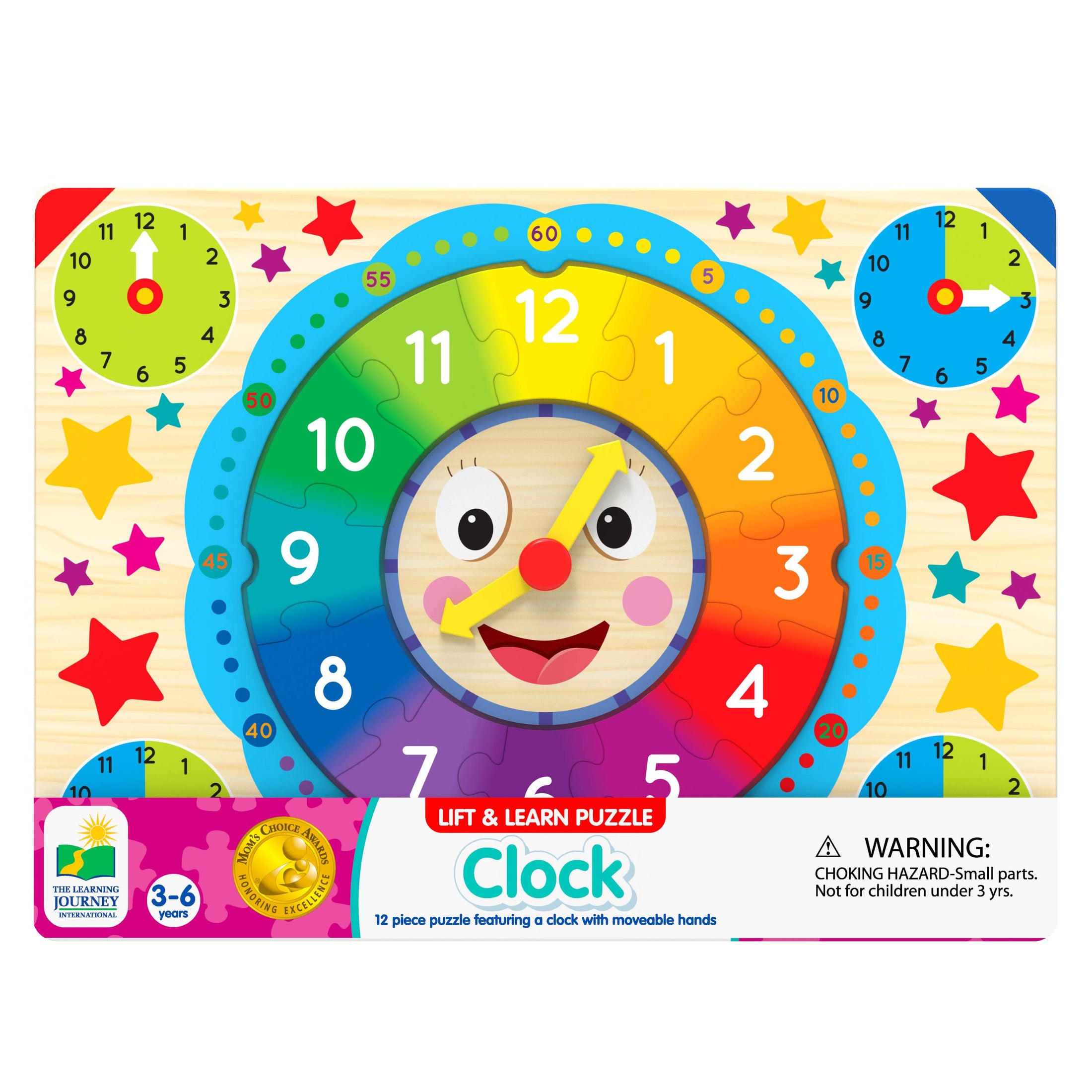 Lift & Learn Clock Puzzle