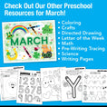 Load image into Gallery viewer, Printable Preschool March Daily Scissor Skills
