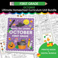 Load image into Gallery viewer, Ultimate First Grade October Homeschool Curriculum Unit Bundle
